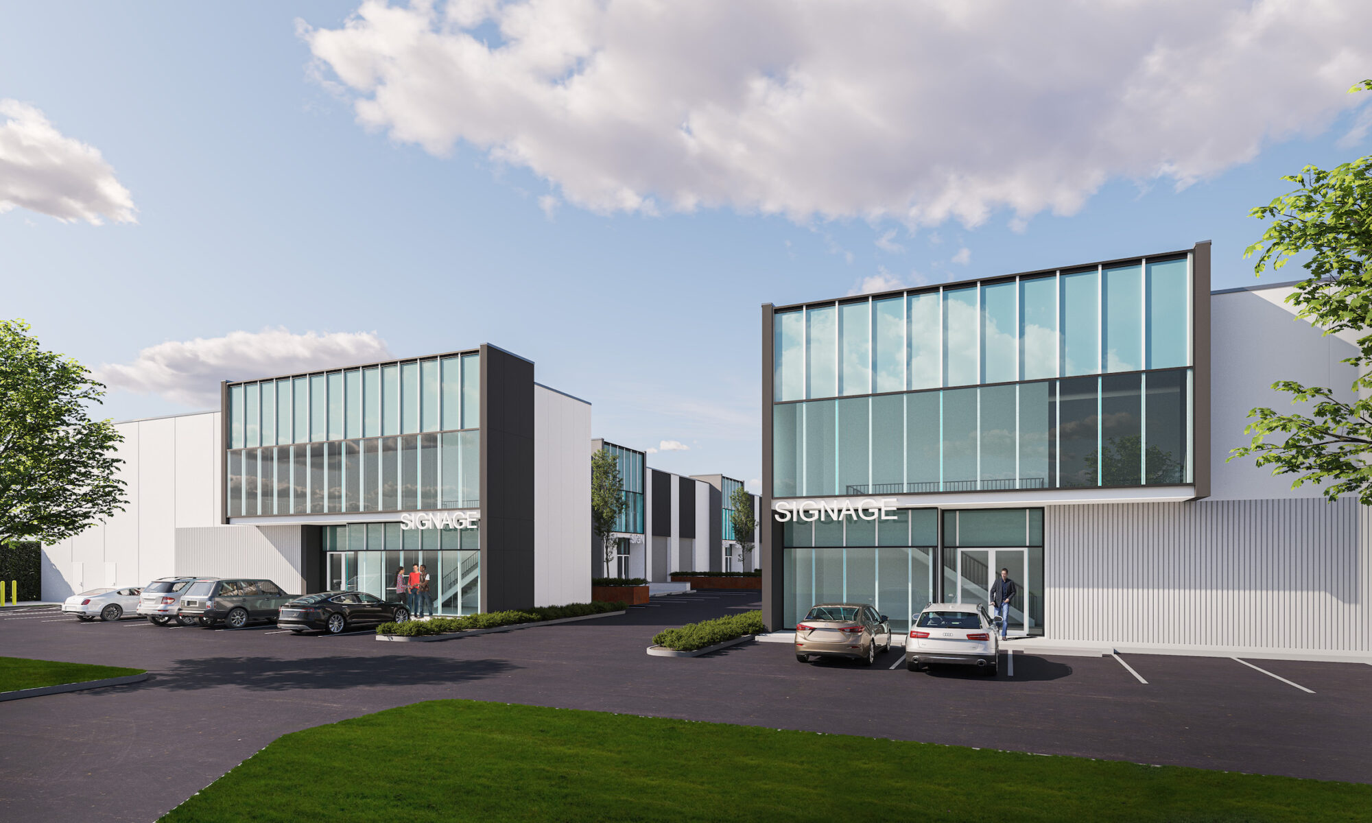 1 Business Park Side View From the Street